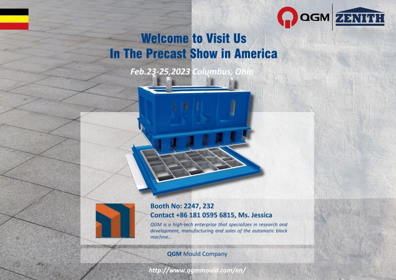 QGM zenith ostendet de Precast Show MMXXIII