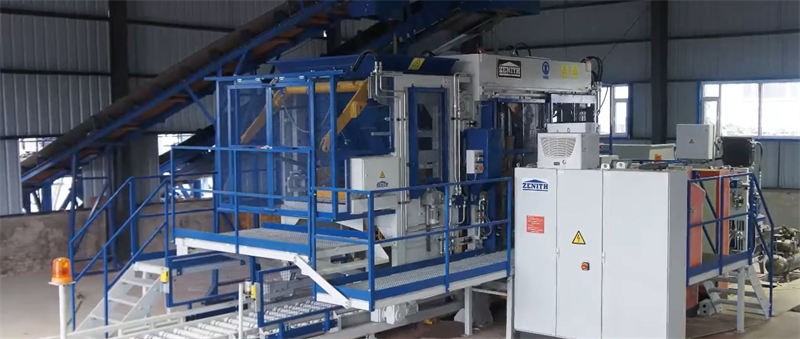 A plene automated multi-strati concreti inter se conexitivae productionis lateris in Africa projectum est.