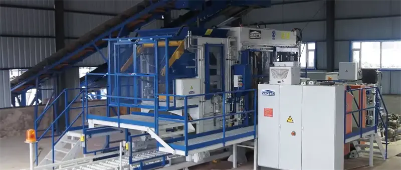 A plene automated multi-strati concreti inter se conexitivae productionis lateris in Africa projectum est.